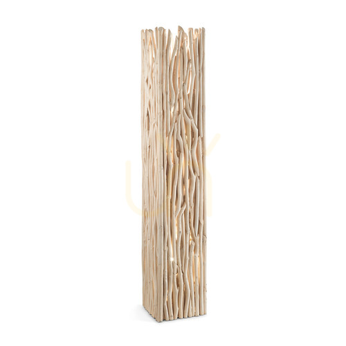 Skontrolujte Stojacia lampa Ideallux Driftwood PT2 drevená 156 cm 180946
