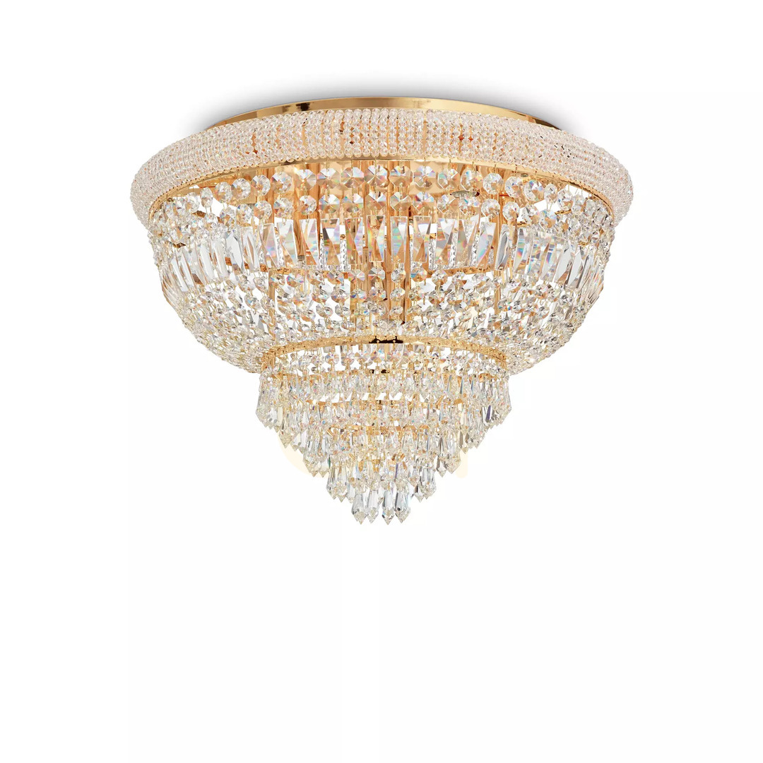 Náhľad Plafón Ideallux DUBAI PL24 Cromo chróm krištáľ 78 cm 243566 Plafón Ideallux DUBAI PL24 Cromo chróm krištáľ 78 cm 243566