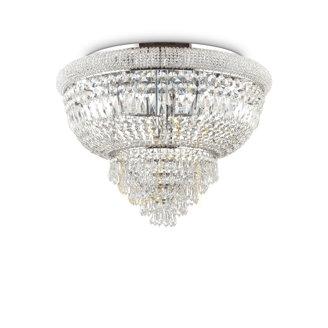 Skontrolujte Plafón Ideallux DUBAI PL24 Cromo chróm krištáľ 78 cm 243566 Plafón Ideallux DUBAI PL24 Cromo chróm krištáľ 78 cm 243566