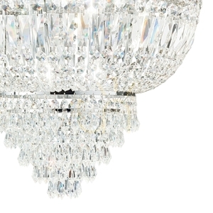 Závesné svietidlo Ideallux Dubai SP10 chróm krištáľ 10xE14 52 cm 215969 small 6