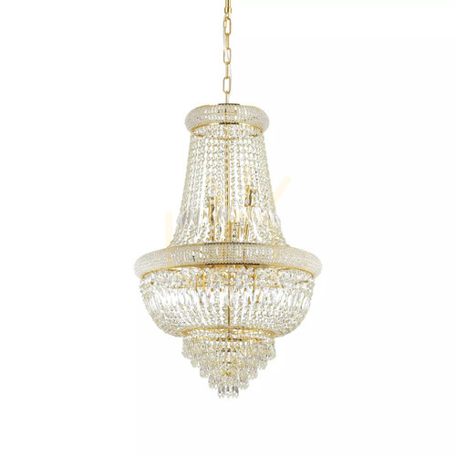 Skontrolujte Závesné svietidlo Ideallux DUBAI SP10 mosadz 10xE14 52 cm 207216