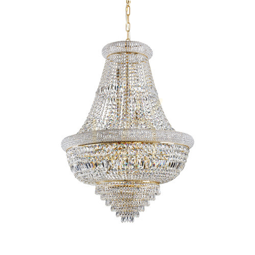 Skontrolujte Závesné svietidlo Ideallux Dubai SP24 mosadz krištáľ 80 cm 243528