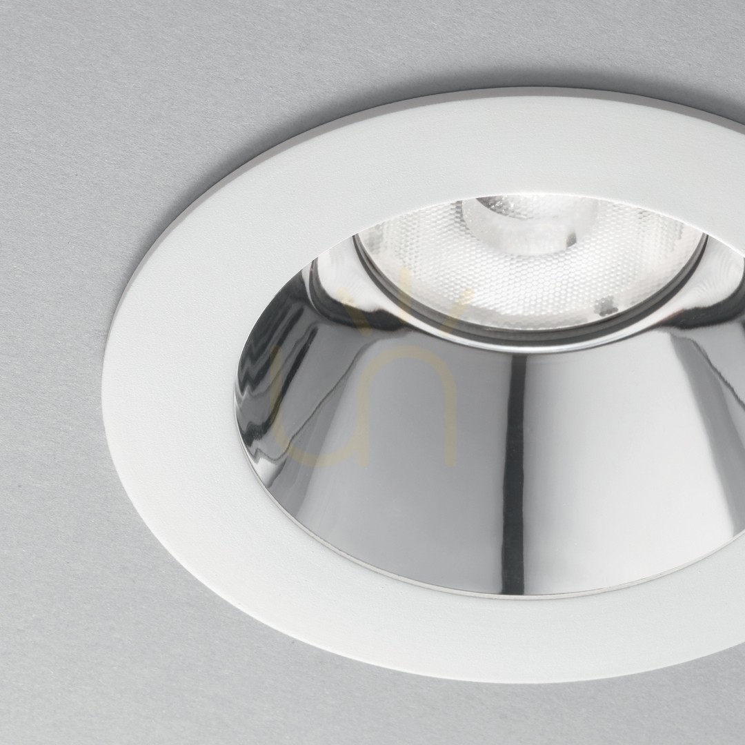 Šou Rámček pre bodové svietidlo Ideallux Dynamic Round biely 9,5 cm 208695 Rámček pre bodové svietidlo Ideallux Dynamic Round biely 9,5 cm 208695
