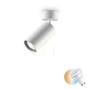 Plafón Ideallux Dynamite PL1 Bianco biely GU10 1x28W 231495 small 0