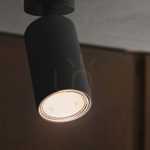 Plafón Ideallux DYNAMITE PL1 NERO čierny GU10 231471 small 5