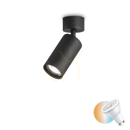 Skontrolujte Plafón Ideallux DYNAMITE PL1 NERO čierny GU10 231471