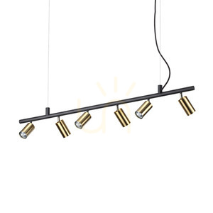 Prívesné svietidlo Ideallux DYNAMITE SP6 OTTONE mosadz 6xGU10 244648 small 3