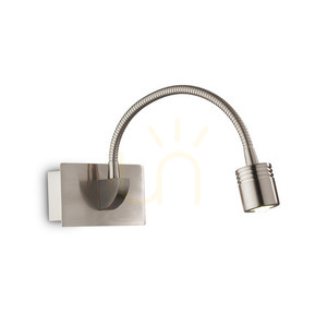 Nástenné svietidlo Ideallux Dynamo AP Nickel poniklované LED 3,5 W 031477 0 Nástenné svietidlo Ideallux Dynamo AP Nickel poniklované LED 3,5 W 031477 small 0