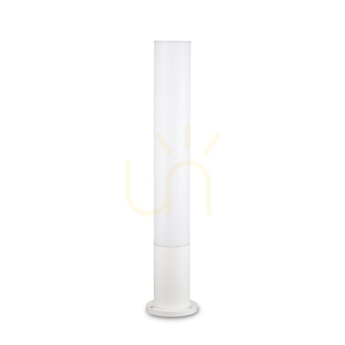 Skontrolujte Vonkajšie stojace svietidlo Ideallux EDO Outdoor PT1 Round biele 80 cm 135755