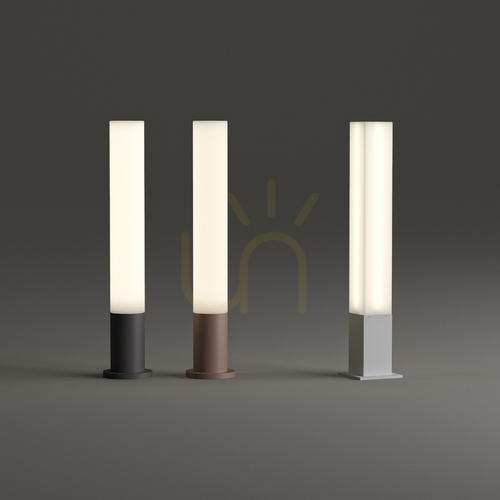 Skontrolujte Vonkajšie stojace svietidlo Ideallux EDO Outdoor PT1 Round Coffee hnedé 80 cm 213071