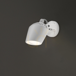 Vonkajšie nástenné svietidlo Ideallux ELIO AP1 Bianco biele GU10 096483 small 2