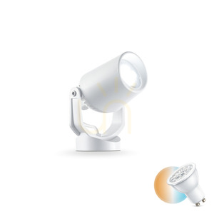 Ideallux ELIO 120218 biely GU10 IP66 12,5 cm záhradný reflektor 0 Ideallux ELIO 120218 biely GU10 IP66 12,5 cm záhradný reflektor small 0