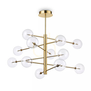 Závesné svietidlo Ideallux Equinoxe SP12 mosadzné 12xG4 200125 small 1