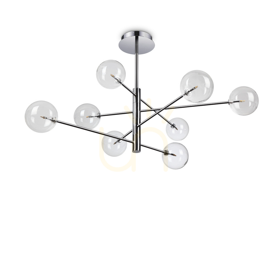 Skontrolujte Závesné svietidlo Ideallux Equinoxe SP8 chróm 275178 Závesné svietidlo Ideallux Equinoxe SP8 chróm 275178