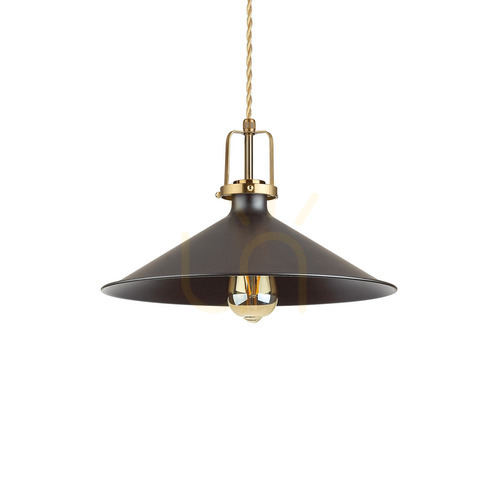 Skontrolujte Závesné svietidlo Ideallux ERIS SP1 čierne 36 cm E27 249087
