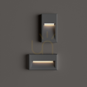 Vonkajšie nástenné svietidlo Ideallux FEBE 250854 antracit 6W 3000K IP54 small 2