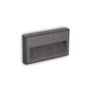 Vonkajšie nástenné svietidlo Ideallux FEBE 250854 antracit 6W 3000K IP54 small 0