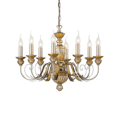 Skontrolujte Prívesné svietidlo Ideallux Firenze SP8 ORO zlaté 8xE14 020839