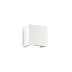 Nástenné svietidlo Ideallux Flash Gesso AP1 Small biele sádrové G9 214672 small 0