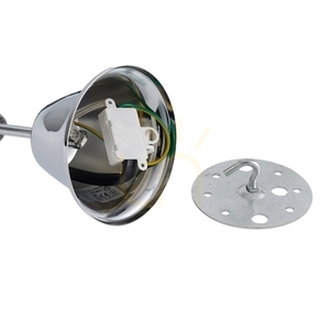 Závesné svietidlo Ideallux Florian SP12 chróm krištáľ 12xE14 035604 small 5