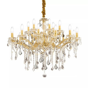 Závesné svietidlo Ideallux Florian SP18 ORO zlaté krištáľové 86 cm 075181 1 Závesné svietidlo Ideallux Florian SP18 ORO zlaté krištáľové 86 cm 075181 small 1