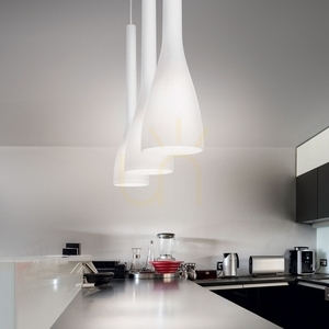 Závesné svietidlo Ideallux FLUT SP1 BIG BIANCO biele sklenené E27 035666 small 1