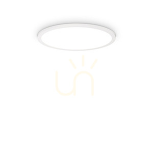 Vonkajší stropný plafón Ideallux FLY SLIM PL D45 3000K biely 26W 292236 small 0