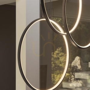 Závesné svietidlo Ideallux FRAME SP CERCHIO NERO čierne LED 82W 68,5 cm 269337 small 3