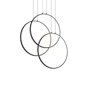 Závesné svietidlo Ideallux FRAME SP CERCHIO NERO čierne LED 82W 68,5 cm 269337 small 0