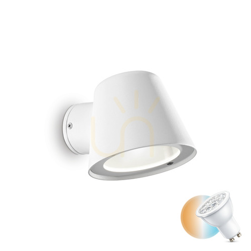 Skontrolujte Vonkajšie nástenné svietidlo Ideallux GAS AP1 BIANCO biele GU10 091518