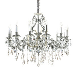 Prívesné svietidlo Ideallux Gioconda SP12 Argento strieborné 12xE14 164953 0 Prívesné svietidlo Ideallux Gioconda SP12 Argento strieborné 12xE14 164953 small 0