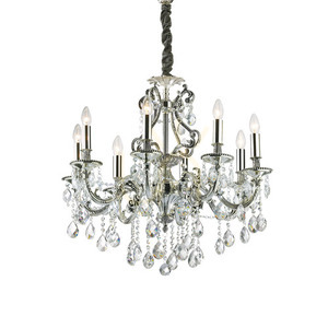Závesné svietidlo Ideallux Gioconda SP8 Argento strieborné 8xE14 73 cm 044934 small 0