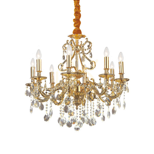 Skontrolujte Závesné svietidlo Ideallux Gioconda SP8 Oro zlaté 8xE14 73 cm 060514