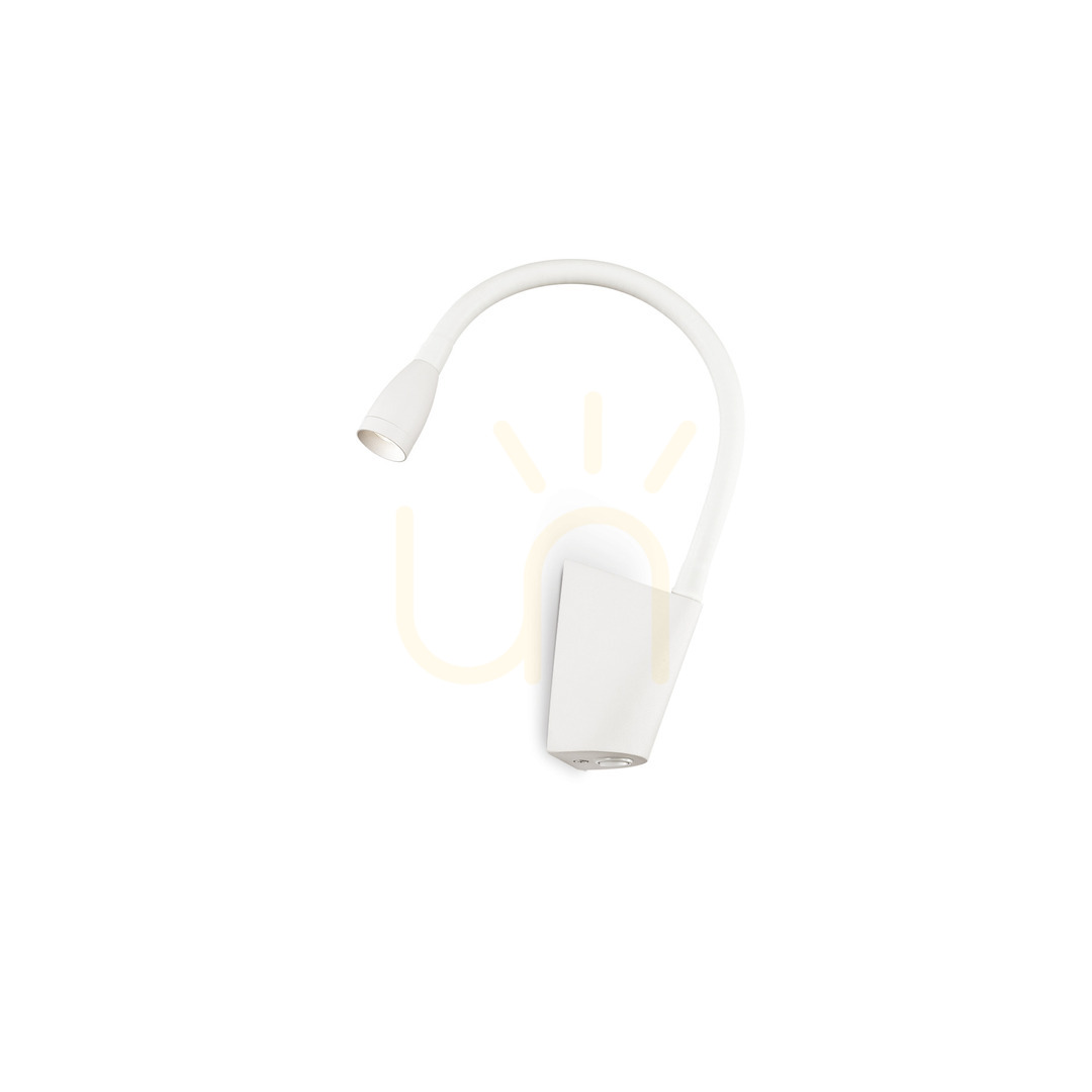 Skontrolujte Nástenné svietidlo Ideallux GOOSE AP BIANCO biele LED 3W 142708 Nástenné svietidlo Ideallux GOOSE AP BIANCO biele LED 3W 142708
