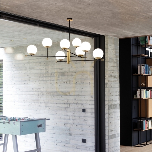 Skontrolujte Plafón Ideallux Gourmet PL6 čierny mosadz 6xE14 100 cm 289496