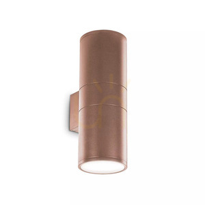 Vonkajšie nástenné svietidlo Ideal Lux GUN AP2 BIG COFFEE 163611 hnedé 2×E27 IP54 small 1
