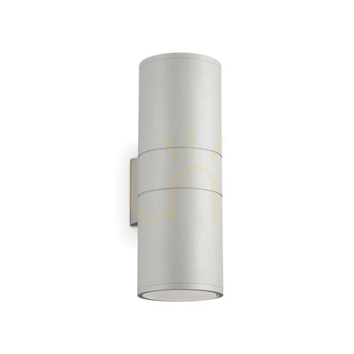 Skontrolujte Vonkajšie nástenné svietidlo Ideallux GUN AP2 BIG GRIGIO sivé 2xE27 163604