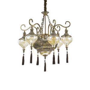 Závesné svietidlo Ideallux Harem SP9 116006 mosadz/sklo 9xE27 75 cm Champagne 0 Závesné svietidlo Ideallux Harem SP9 116006 mosadz/sklo 9xE27 75 cm Champagne small 0
