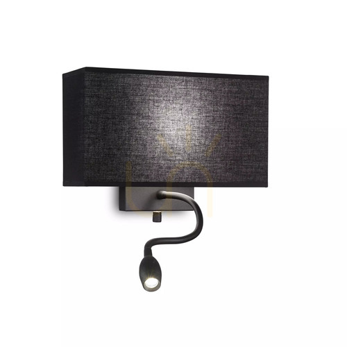 Skontrolujte Nástenné svietidlo Ideallux HOTEL AP2 ALL BLACK čierne 215709