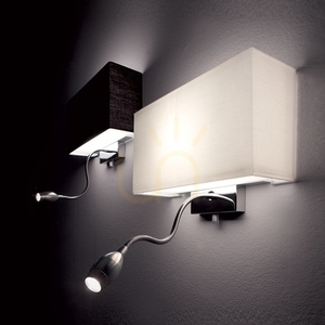 Nástenné svietidlo Ideallux HOTEL AP2 BIANCO biele chróm 035949 small 5