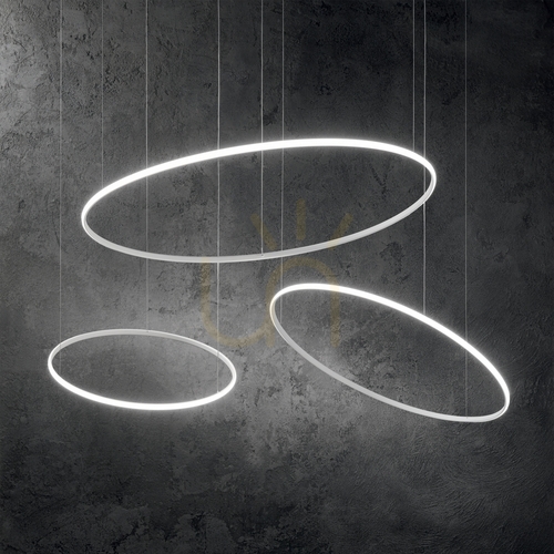 Skontrolujte Závesné svietidlo Ideallux HULAHOOP SP D081 biele LED 39W 81,5 cm 258768