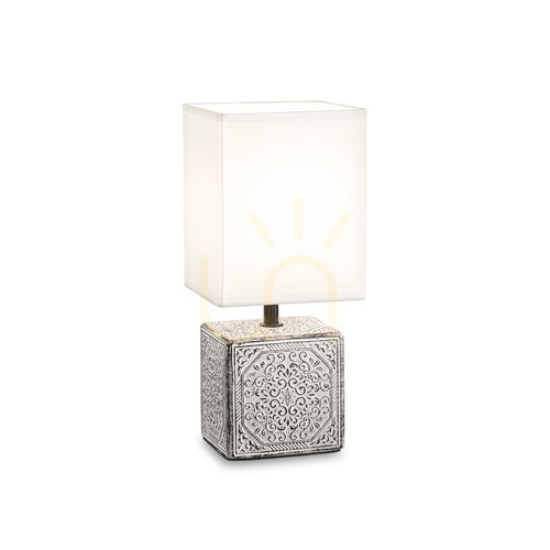 Skontrolujte Stolová lampa Ideallux KALI TL1 biela E14 1x40W 245348