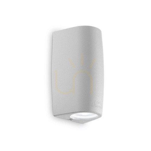 Skontrolujte Vonkajšie nástenné svietidlo Ideallux Keope AP2 Bianco biele GU10 2x6W 147772
