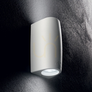 Vonkajšie nástenné svietidlo Ideallux Keope AP2 Grigio sivé GU10 2x6W IP55 147796 small 3