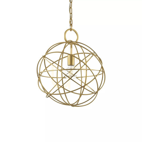 Skontrolujte Závesné svietidlo Ideallux KONSE SP1 zlaté 40 cm 155968