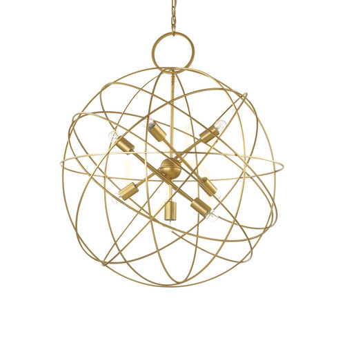Skontrolujte Závesné svietidlo Ideallux KONSE SP7 156033 zlaté 7xE27 priemer 80 cm