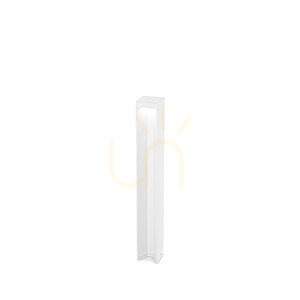 Vonkajšia stojaca lampa Ideallux KURT PT BIANCO biela 65 cm 11W 3000K 306841 small 0