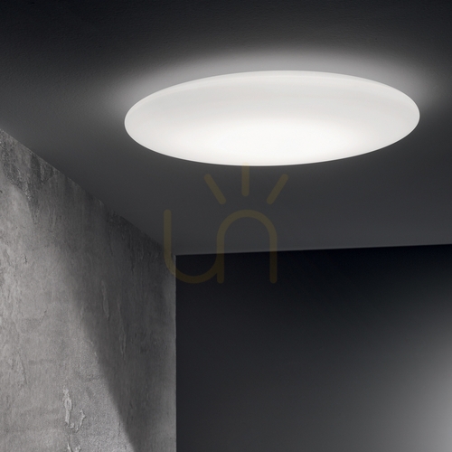 Skontrolujte Plafón Ideallux LEVEL PL D40 biely LED 22W sklo kov 261164