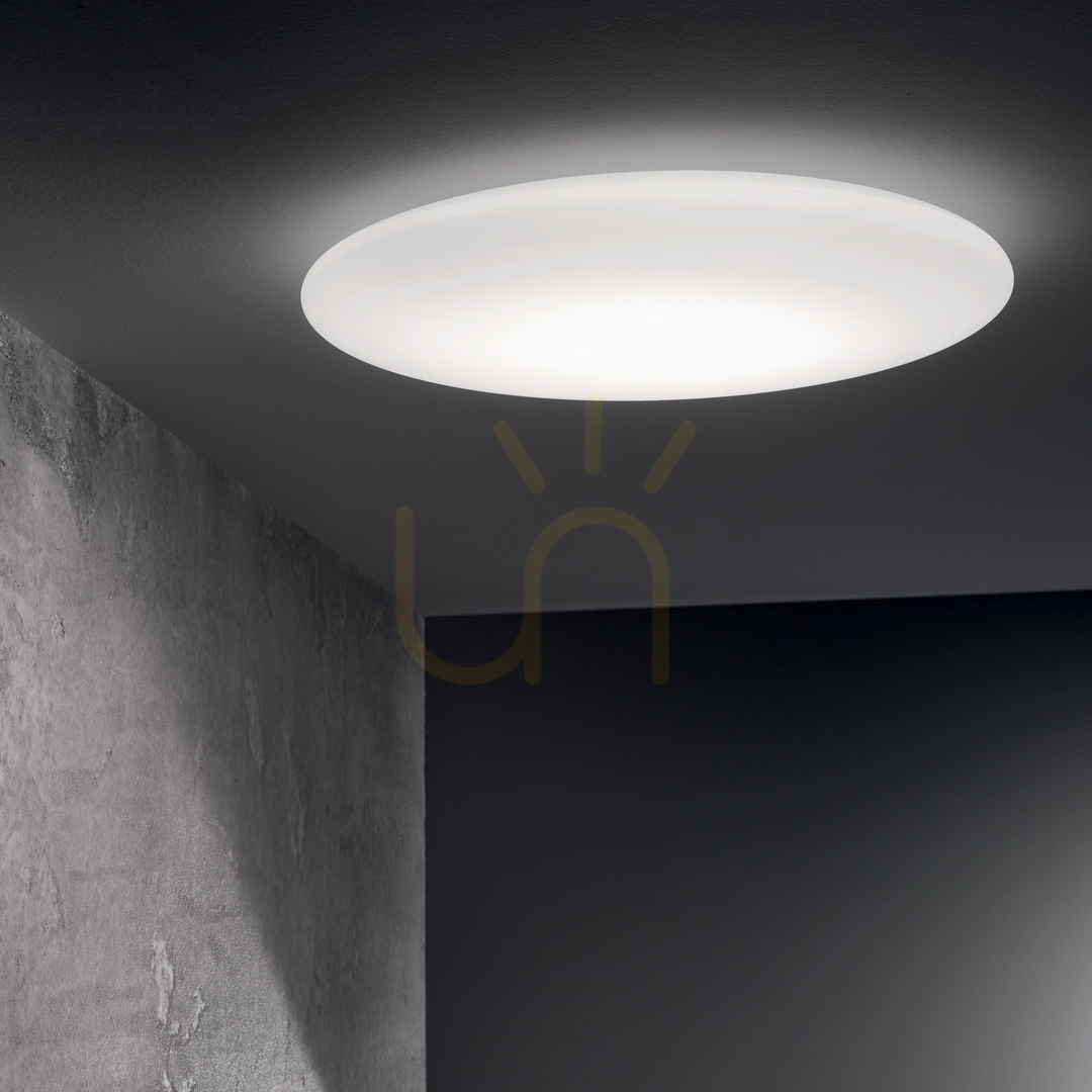 vyhliadka Plafón Ideallux LEVEL PL D40 biely LED 22W sklo kov 261164 Plafón Ideallux LEVEL PL D40 biely LED 22W sklo kov 261164
