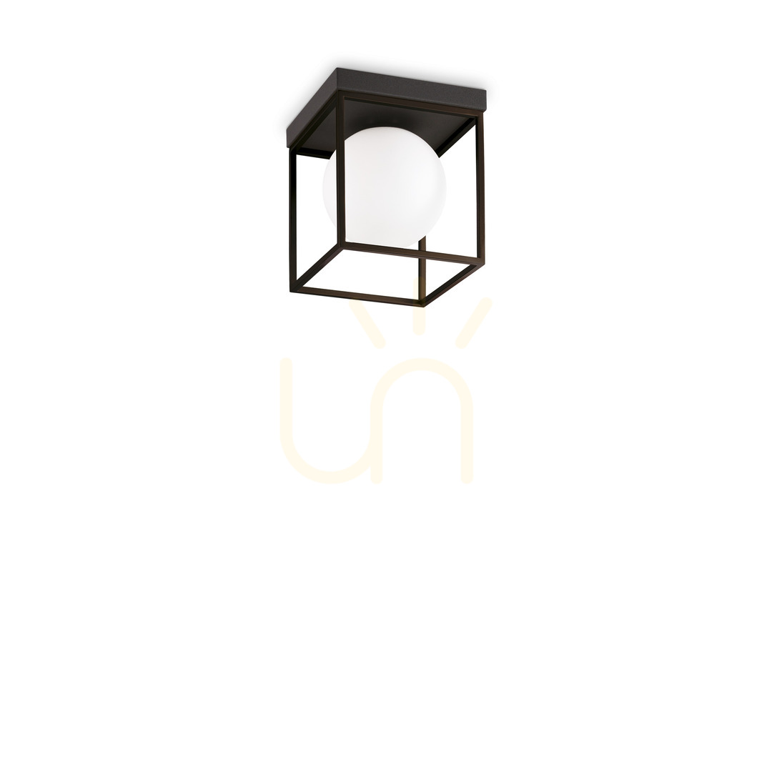 Skontrolujte Plafón Ideallux Lingotto PL1 Nero čierny 18,5 cm 327853 Plafón Ideallux Lingotto PL1 Nero čierny 18,5 cm 327853